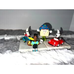 vintage McDonald and burger king toys set of 4